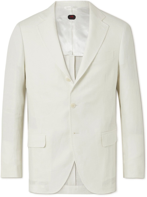 Photo: MP Massimo Piombo - Unstructured Linen Blazer - Neutrals