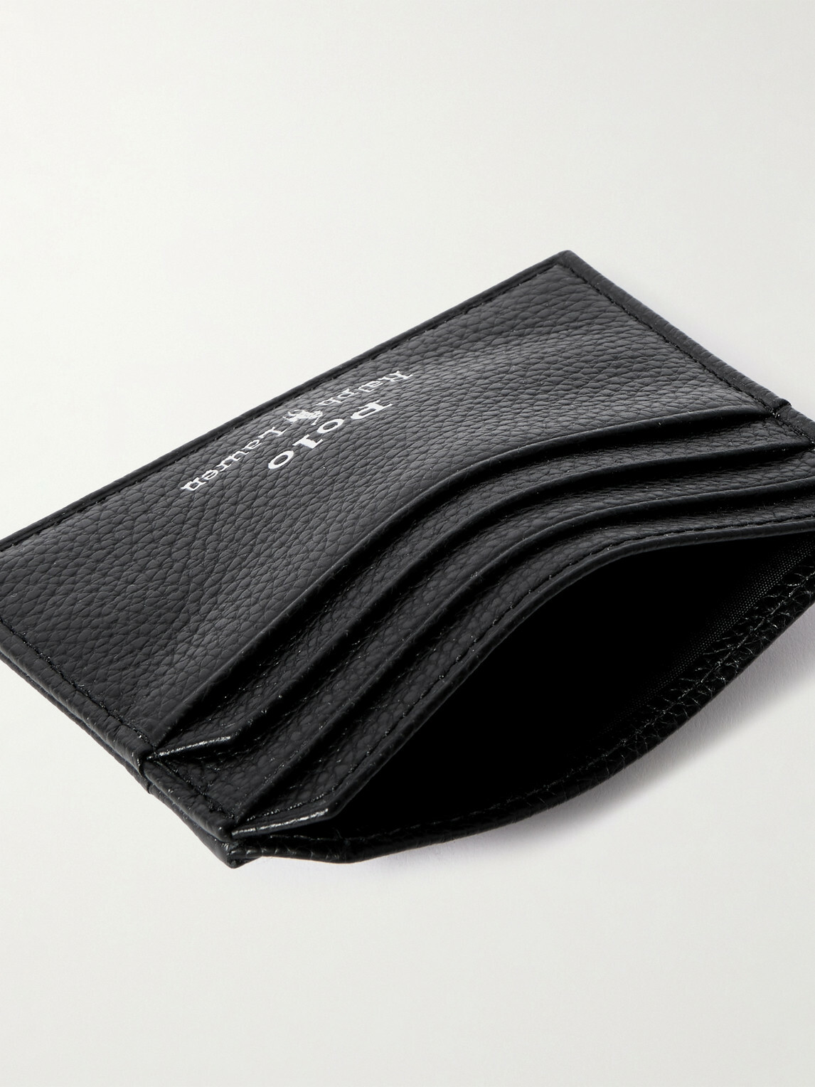 Polo Ralph Lauren - Small Logo-Print Full-Grain Leather Cardholder