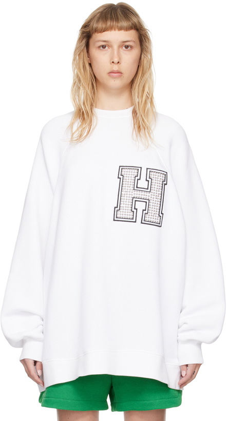 Photo: HALFBOY White Patch Sweatshirt