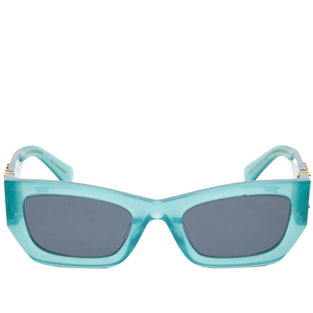 Miu Miu Eyewear Women's 09WS Sunglasses in Opal Anise Miu Miu