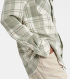 God's True Cashmere Tartan cashmere shirt