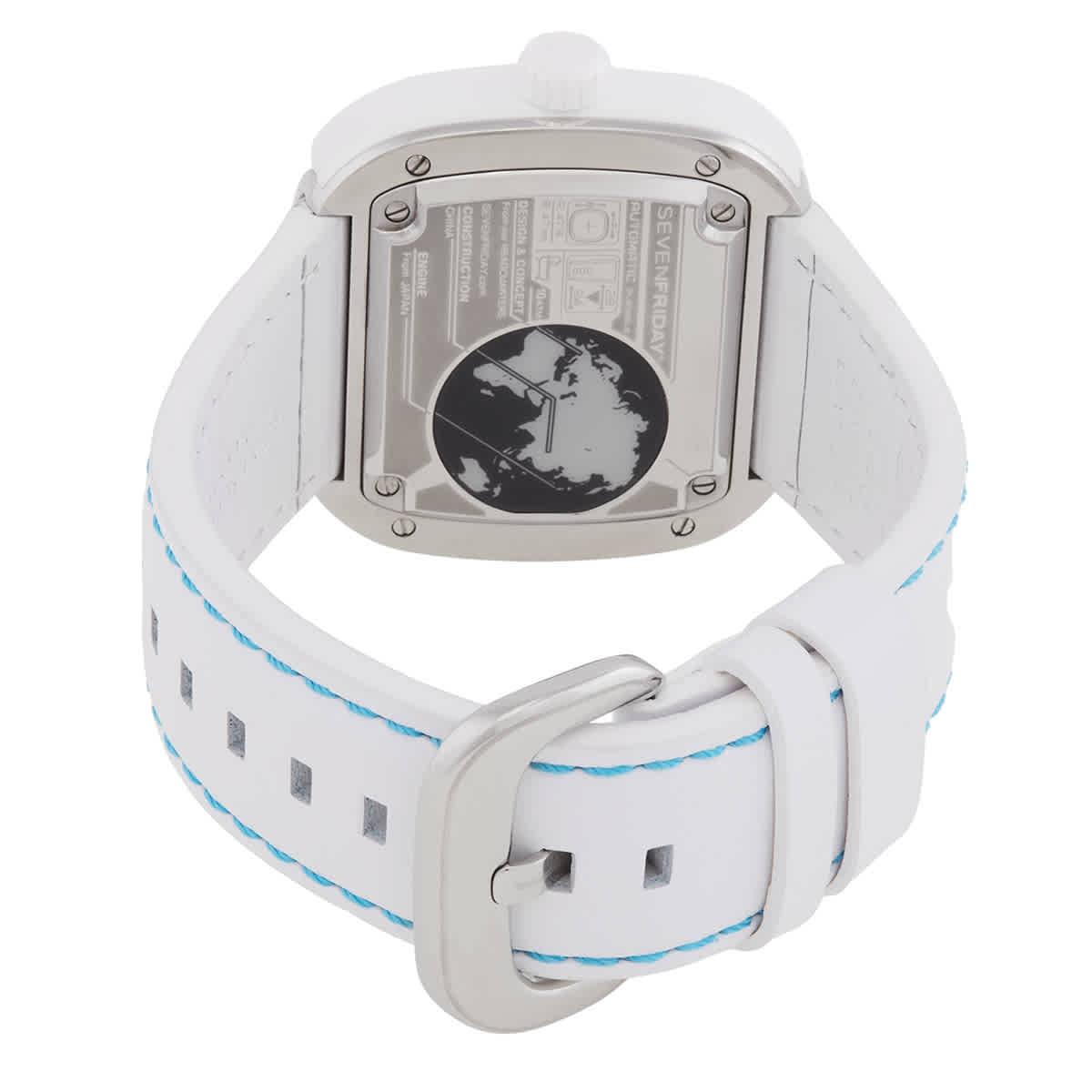 Seven Friday P Series ''Curaao'' Automatic Day-Night White Dial Mens Watch P1C/05