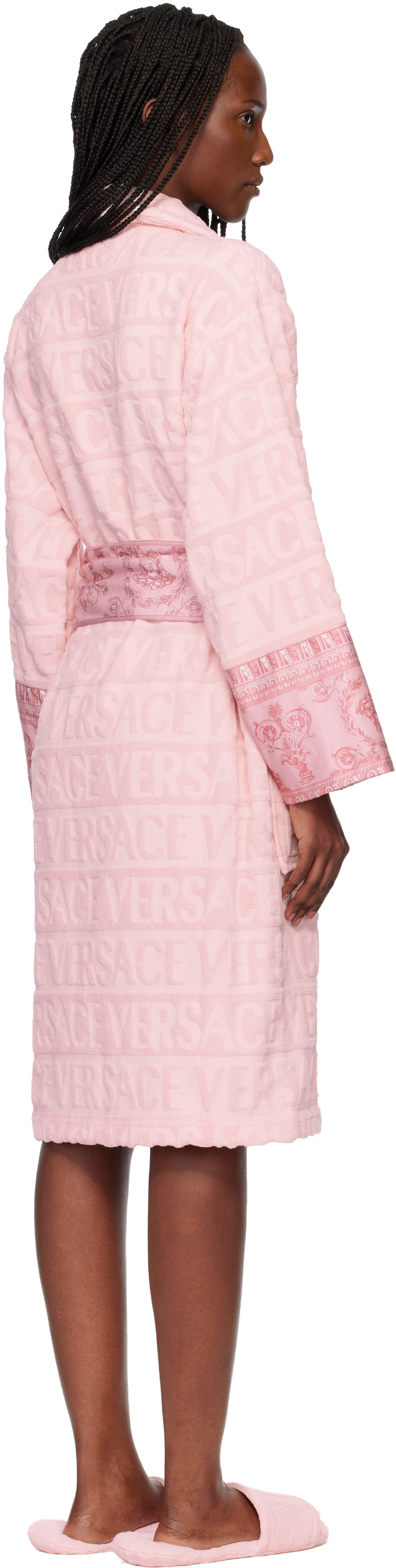 Versace Pink 'I Heart Baroque' Bathrobe