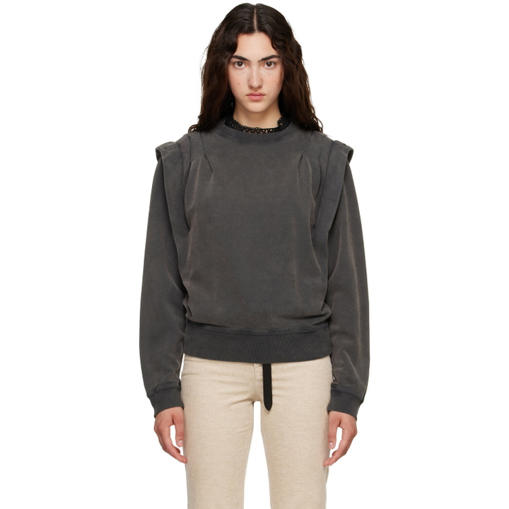 Photo: Isabel Marant Etoile Gray Soldy Sweatshirt