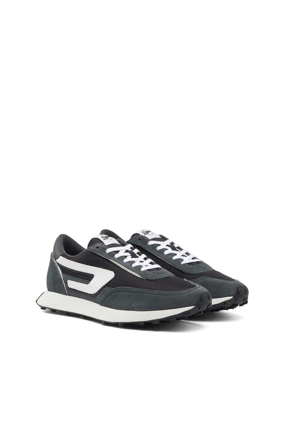 adidas gazelle silver green womens Diesel Men's D-Cage Runner Black Low Top Sneakers main image 0