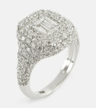 Shay Jewelry Pavé 18kt white gold ring with diamonds