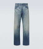 Auralee Faded wide-leg jeans