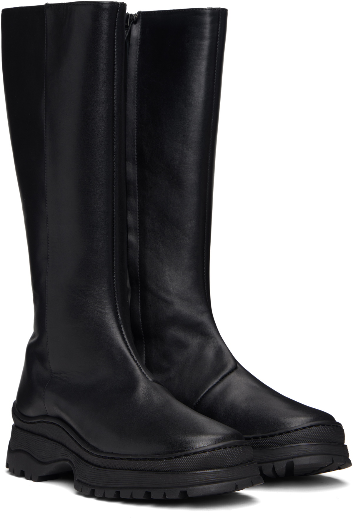 Nicole Saldaña Black Anna Tall Boots