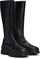 Nicole Saldaña Black Anna Tall Boots