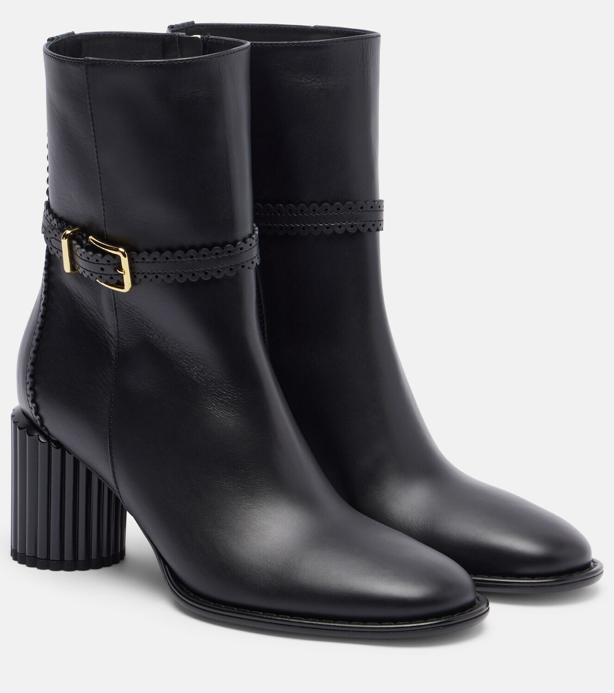 Zimmermann Eddie 70 leather ankle boots