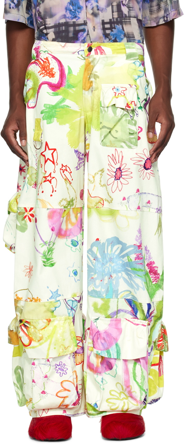 Collina Strada Multicolor Garden Cargo Pants
