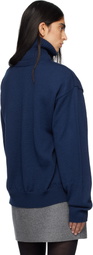 MARIE ADAM-LEENAERDT Navy 4-In One Sweater
