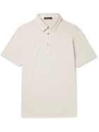 Loro Piana - Cotton-Piqué Polo Shirt - Neutrals