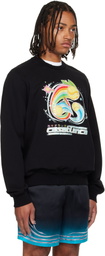 Casablanca Black Manga Tennis Ball Sweatshirt