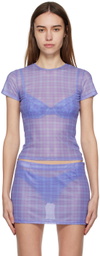 Miaou Purple Mini Tee T-Shirt