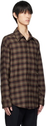 Wooyoungmi Brown Check Shirt