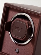 WOLF - Cub Full-Grain Vegan Leather Single Watch Winder - Brown