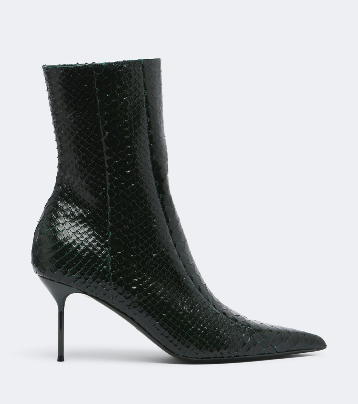 Paris Texas Lidia snake-effect leather ankle boots