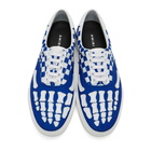 Amiri Blue and White Checkered Skeleton Toe Sneakers