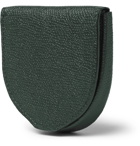 Valextra - Pebble-Grain Leather Coin Wallet - Men - Green