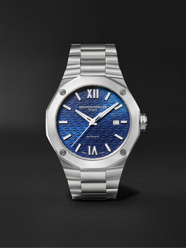 Photo: BAUME & MERCIER - Riviera Automatic 42mm Stainless Steel Watch, Ref. No. M0A10620