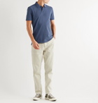 Orlebar Brown - Jarrett Washed Cotton-Piqué Polo Shirt - Blue