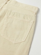 Sid Mashburn - Slim-Fit Straight-Leg Garment-Dyed Cotton-Corduroy Trousers - Neutrals