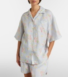 Prada Floral linen shirt