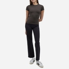 Adanola Women's Ultimate Short Sleeve Top in Coffee Bean