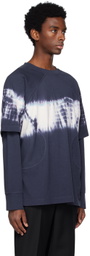 WYNN HAMLYN Gray Wave Long Sleeve T-Shirt
