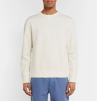 Mr P. - Loopback Cotton-Jersey Sweatshirt - Men - Ecru