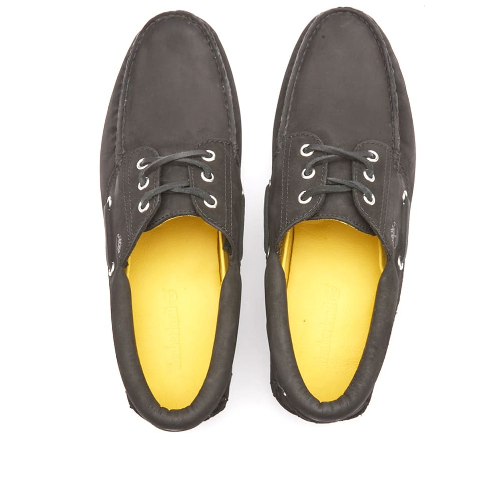 Timberland Men's 3-Eye Classic Lug Shoe in Black Nubuck Timberland