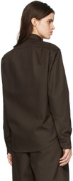 GR10K Brown Soilfilth Overshirt Jacket