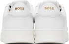 BOSS White Baltimore Sneakers