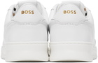 BOSS White Baltimore Sneakers