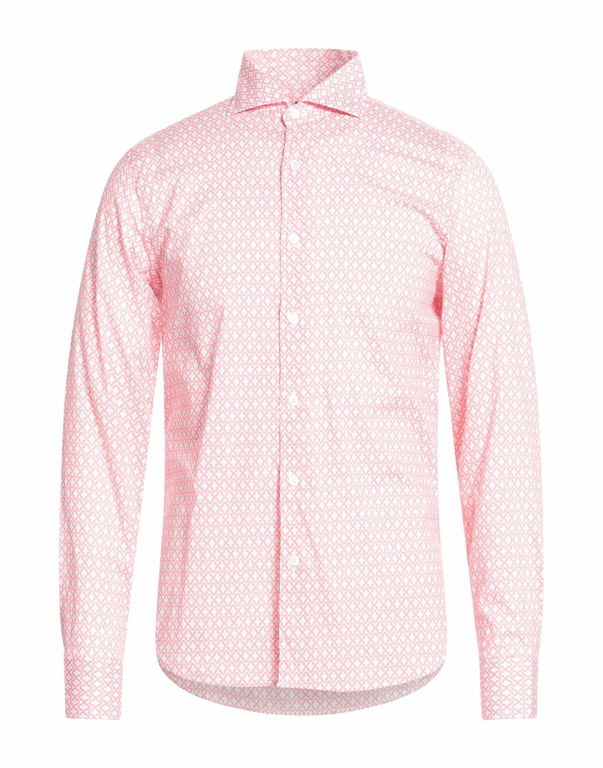 Fedeli Mens Shirt in Salmon pink