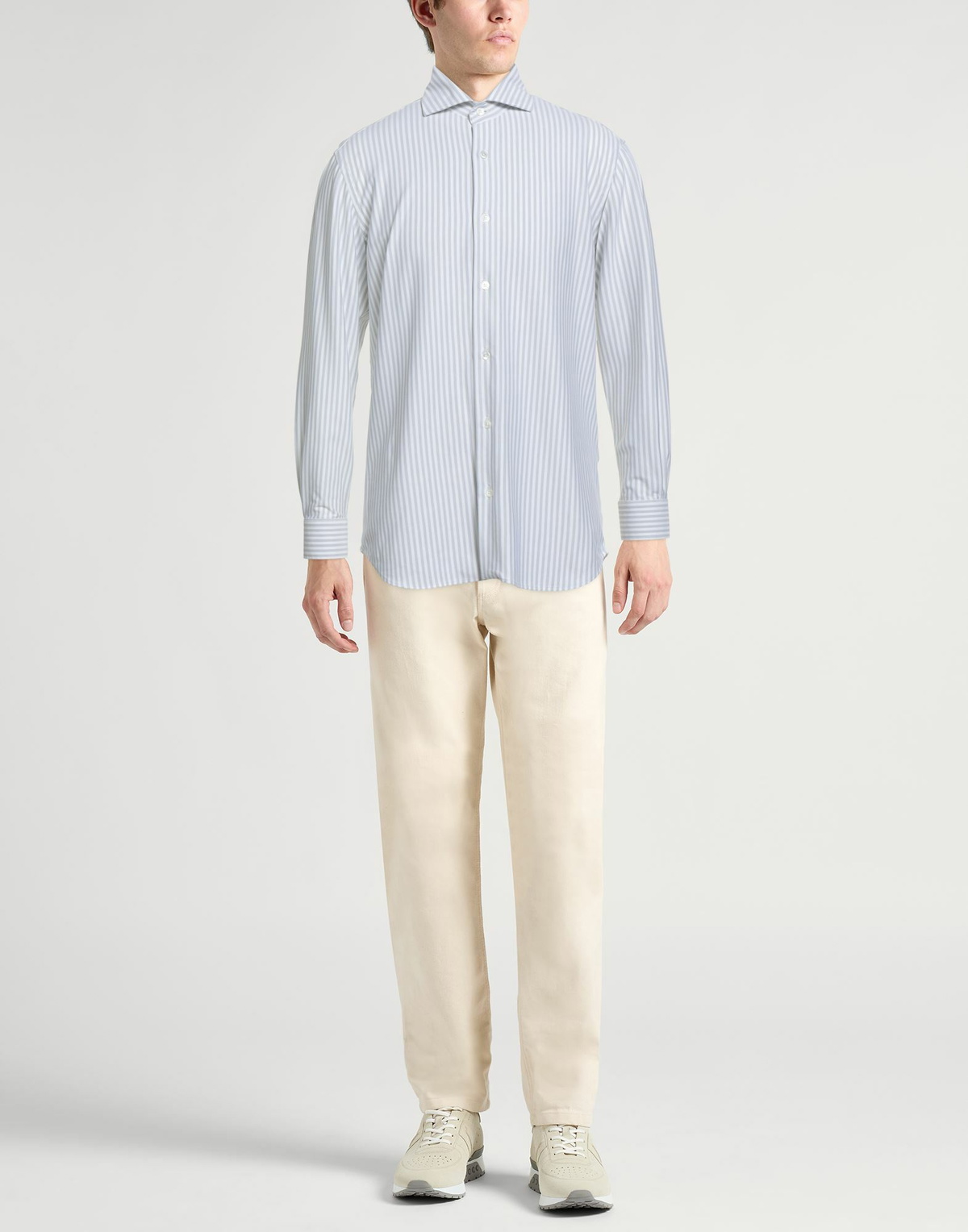 Fedeli Mens Shirt in Grey