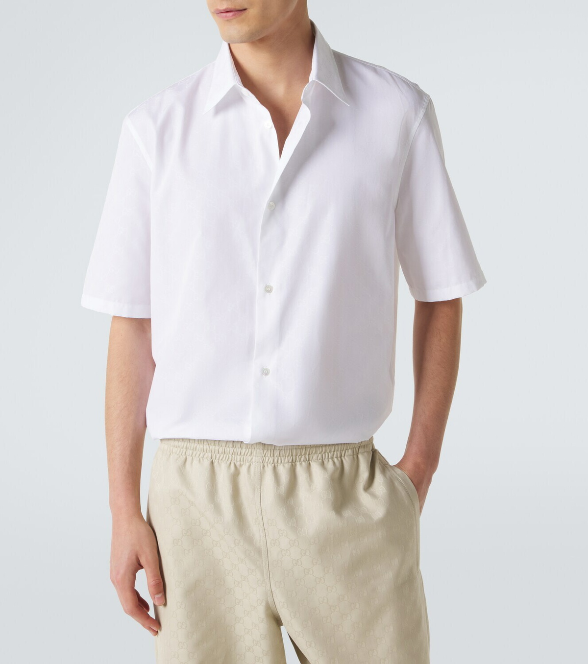 Gucci GG cotton poplin shirt
