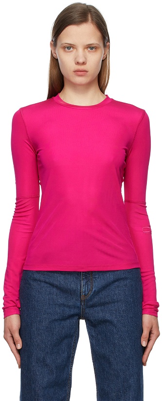 Photo: Commission Pink Jersey Sunblock Long Sleeve T-Shirt