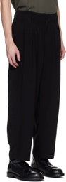 Y's For Men Black TA Tuxedo Trousers