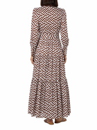 MC2 Saint Barth Striped Print Woman Cotton Dress Jensen