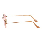 Ray-Ban Copper and Pink Oval Evolve Sunglasses