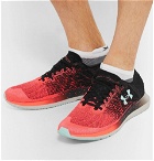 Under Armour - Threadborne Blur Stretch-Knit Running Sneakers - Men - Red
