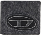 Diesel Black 1dr Bifold Wallet