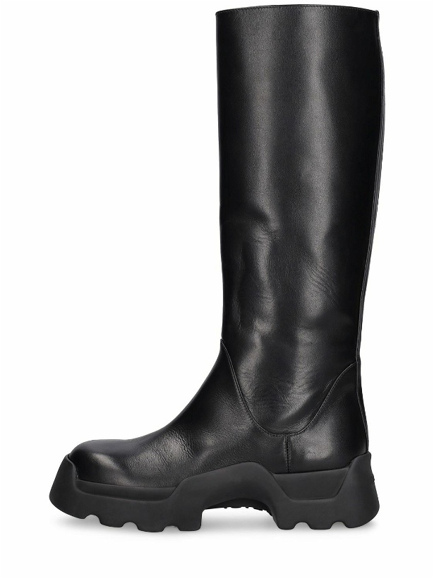 Photo: PROENZA SCHOULER - 35mm Stomp Leather Tall Boots