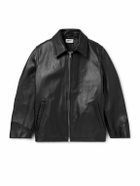 AGOLDE - Chadwick Full-Grain Leather Jacket - Black