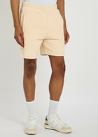 Club 1984 Melrose Printed Cotton Shorts Beige