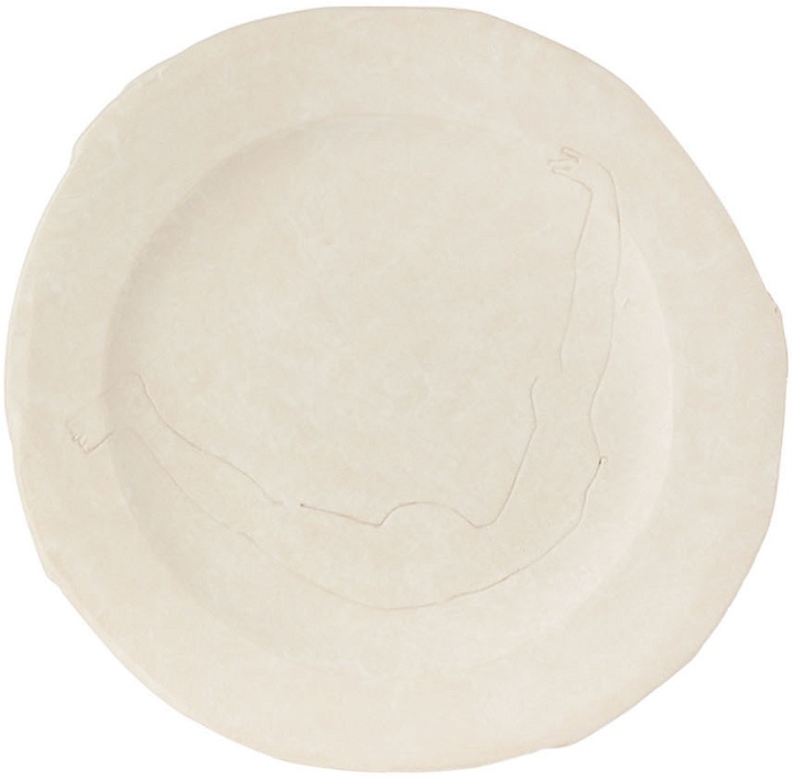 Photo: Yellow Nose Studio White Arch Back Dinner Plate