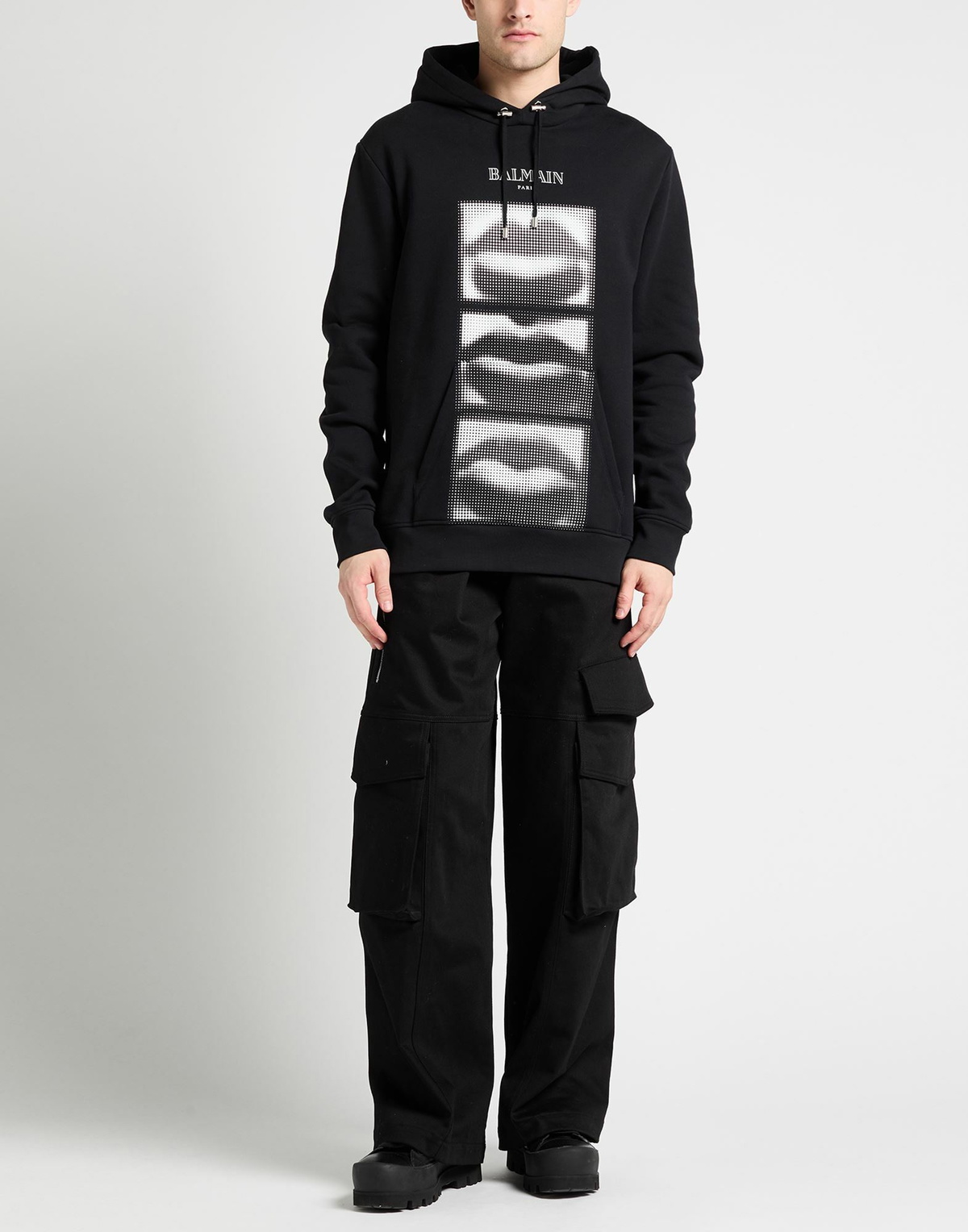 Balmain Mens Sweatshirt in Black