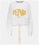 Fendi Logo cotton sweatshirt